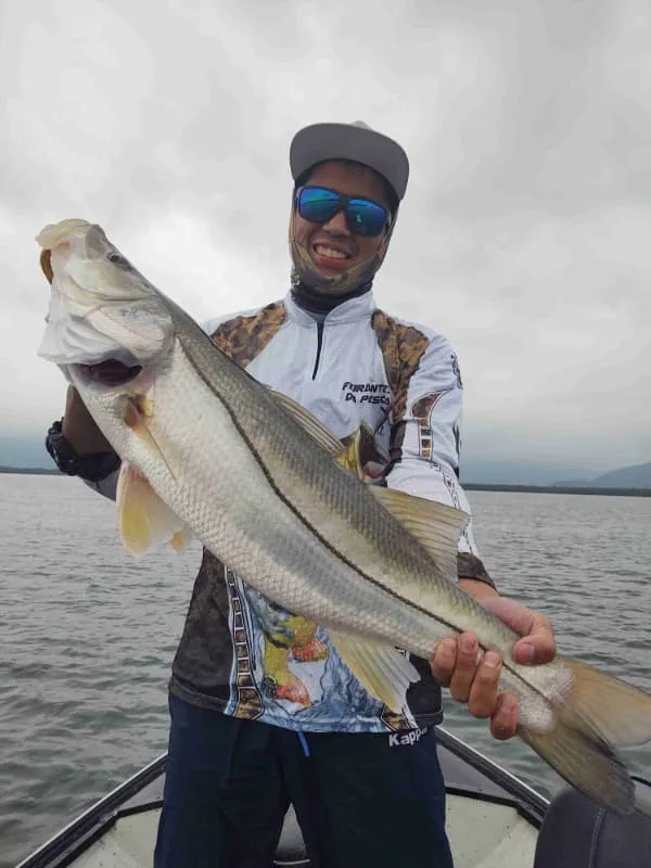 Pesca de robalo litoral sul Imagem